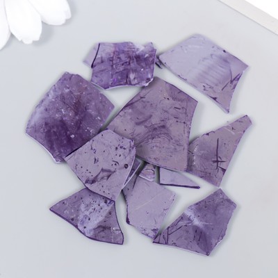 Стеарин для свечей с красителем «Лиловый» 5 г