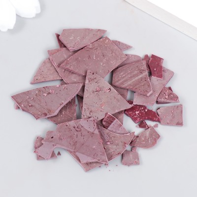 Стеарин для свечей с красителем «Пудровая роза» 5 г