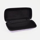 Футляр для очков на молнии, длина 17 см, фиолетовый - фото 65339550