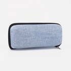 Футляр для очков на молнии, длина 17 см, голубой - Фото 4