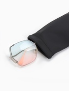 Чехол для очков на хлопушке, размер 17×0.5×9 см, чёрный - Фото 3