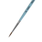 Кисть Колонок харбин круглая, HANA Мечтай № 2 (длина волоса 12 мм), короткая ручка матовая - Фото 2