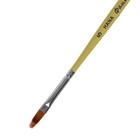 Кисть Синтетика "Гребешок", HANA Фантазируй № 5 (длина волоса 11 мм), короткая ручка матовая - Фото 2