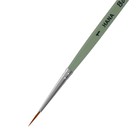 Кисть Синтетика круглая, HANA Воплощай № 1 (длина волоса 9 мм), короткая ручка матовая - Фото 2