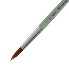 Кисть Синтетика круглая, HANA Воплощай № 7 (длина волоса 28 мм), короткая ручка матовая - Фото 2
