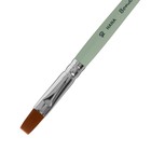 Кисть Синтетика плоская, HANA Воплощай № 10 (длина волоса 16 мм), короткая ручка матовая - Фото 2