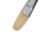 Кисть Щетина плоская, HANA Сочиняй № 14 (длина волоса 23 мм), короткая ручка матовая - Фото 3