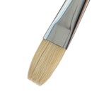 Кисть Щетина плоская, HANA Сочиняй № 16 (длина волоса 26 мм), короткая ручка матовая - Фото 3