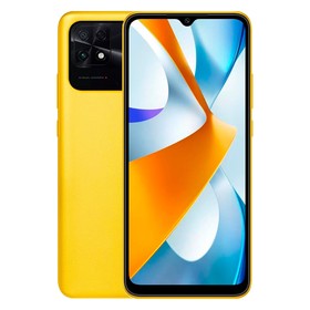 Смартфон Xiaomi POCO C40 RU, 6.71'', IPS, 3 Гб, 32 Гб, 13 Мп, 5 Мп, 6000 мАч, IP52, желтый 9284560