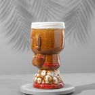 Стакан для коктейлей «Вождь Маори» керамический, 400 мл - Фото 3