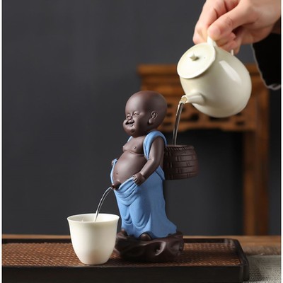 Фигурка керамика TAKE IT EASY «Писающий мальчик», для чайной церемонии, 8×9×16 см