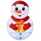 Заготовка для творчества «Шкатулка. Снеговик», с уф. печатью - фото 31573803