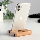 Подставка для телефона "Чёрный кот", 8х8х1,6 см 9285469 - фото 16267051