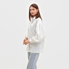 Рубашка женская с объёмными рукавами MINAKU: Casual Collection цвет белый, р-р 44 9156644 - фото 14087461