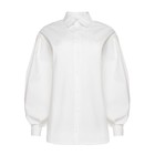 Рубашка женская с объёмными рукавами MINAKU: Casual Collection цвет белый, р-р 46 - Фото 7