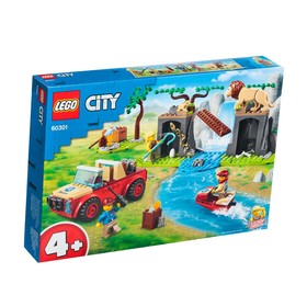 

Конструктор Lego «Спасательный внедорожник для зверей», 60301, 157 деталей