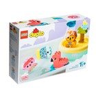 Конструктор Lego Duplo «Приключения в ванной: плавучий остров для зверей», 10966, 20 деталей - Фото 2