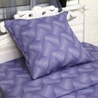 Постельное бельё 1,5 сп Иллюзия, сине-фиолетовый, 150х210 см, 150х210 см, 70х70 см, бязь, 105 г/м, 100% хлопок 9271463 - фото 14087543