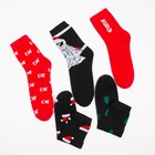 Набор мужских носков KAFTAN "Четкого нового года" 5 пар, размер 41-44 (27-29 см) - Фото 4
