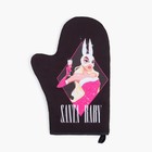 Набор кухонный Santa baby: варежка-прихватка 20×28 см, прихватка 17×17 см, 35% хлопок, 65% п/э 7624284