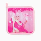 Набор кухонный Santa baby: варежка-прихватка 20×28 см, прихватка 17×17 см, 35% хлопок, 65% п/э 7624284