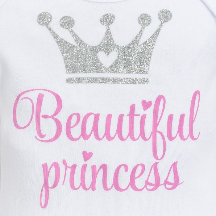 Набор Крошка Я: боди, юбка "Beautiful princess", рост 68-74 см - фото 1927997598