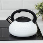 УЦЕНКА Чайник со свистком Magistro Glow, 3 л, индукция, ручка soft-touch, цвет белый - Фото 5