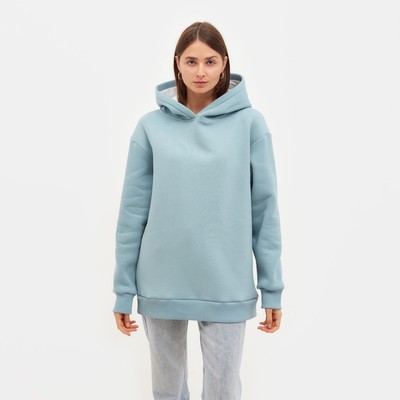 Худи женское MINAKU: Casual Collection цвет серо-голубой, р-р 42-44