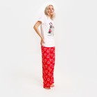 Пижама новогодняя женская KAFTAN «Мопс», размер 40-42 - Фото 2