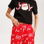 Пижама новогодняя женская (футболка и брюки) KAFTAN Joy, размер 44-46 - Фото 5