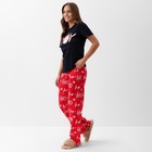 Пижама новогодняя женская: футболка, брюки, KAFTAN Joy, размер 48-50 - Фото 8