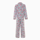 Пижама женская (рубашка и брюки) KAFTAN "Дед мороз" размер 40-42 - Фото 14