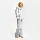 Пижама новогодняя женская (рубашка и брюки) KAFTAN «Зайчик», размер 44-46 - фото 24288328