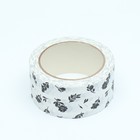 Бумажная упаковочная крафт-лента «Прованс» белая, 4.8 см × 30 м - Фото 1