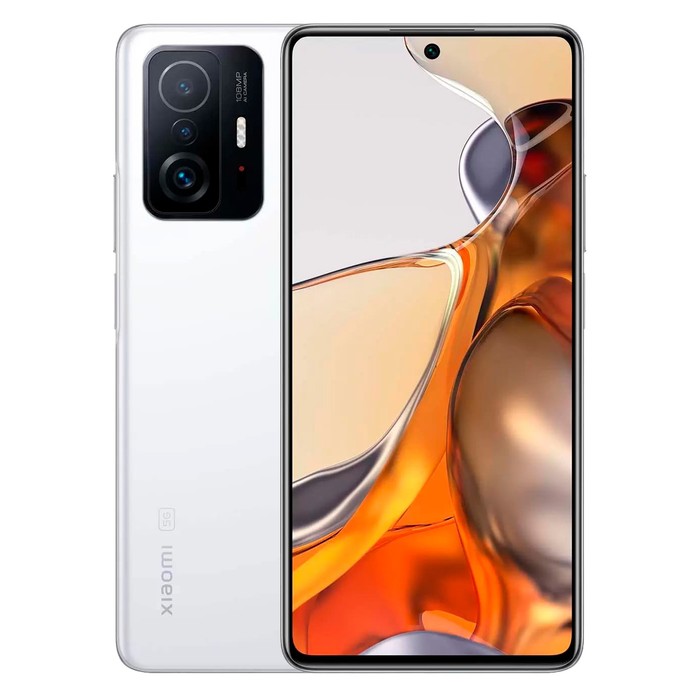 Смартфон Xiaomi 11T Pro RU, 6.67", Amoled, 12 Гб, 256 Гб, 108 Мп, 16 Мп, 5000мАч, NFC, белый - Фото 1