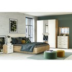 Комод напольный для спальни Livorno, 4 ящика, 802×380×940 мм, цвет дуб бунратти/софт панакота МДФ - Фото 3