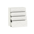 Комод напольный Summit, 802×380×940 мм, цвет белый текстурный/меренга МДФ 9308966