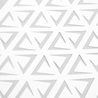 Трафарет пластик "Треугольники" 24х16 см - фото 43006631