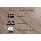 Водостойкий ламинат SPC PROFIELDn Дуб Маунт DJC86619-2 5,5 мм, 3,47 м2 подложка IXPE - фото 14618564