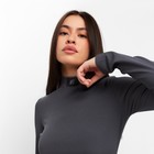 Платье с разрезом миди женское MIST, размер 46, тёмно-серое - фото 21795309