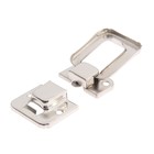 Замок-защелка на ящик 27×40 мм, железный, цвет матовый никель, 1 шт. 9259841