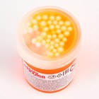 Слайм, Оранжевый, туба с шариками, 40 г - фото 24508553