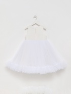 Платье нарядное для девочки MINAKU: PartyDress, белое, рост 134 см - Фото 10