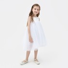 Платье для девочки MINAKU: PartyDress цвет белый, рост 98 - Фото 4