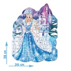 Фигурный пазл «Снежная принцесса», 153 детали - фото 6710689
