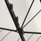 Сушилка для белья напольная двухуровневая, рабочая длина 21 м, чёрная - Фото 4