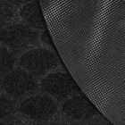 Коврик придверный влаговпитывающий «Чешуйки», 60×90 см, цвет чёрный - Фото 4