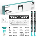 Кронштейн ONKRON TM5, для ТВ, наклонный, 32-70, 35-145 мм от стены, чёрный 9299132 - фото 16862163