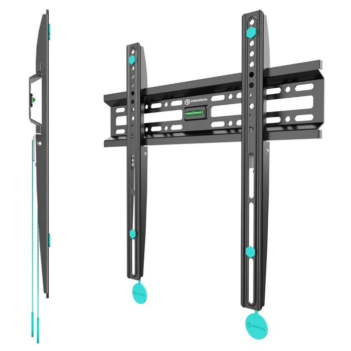 Кронштейн ONKRON FM2, для ТВ, фиксированный, 32"-65", 30 мм от стены, черный - фото 51434660