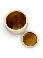 Горшок для цветов «Голиаф», 8 л, d=28 см, h=22 см, керамика, с поддоном, бежевый - Фото 4